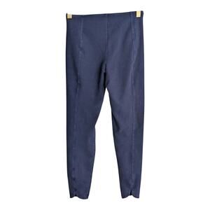 Lysse Navy Blue Ponte Pull On Stretch Leggings S